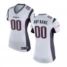 Womens Patriots Custom Name And Number Game Limied White Stitched Jersey