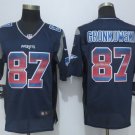 New Patriots 87# Rob Gronkowski navy Stitched Jersey