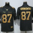 New Patriots 87# Rob Gronkowski black Stitched Jersey