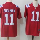 New Patriots 11# Julian Edelman red Stitched Jersey