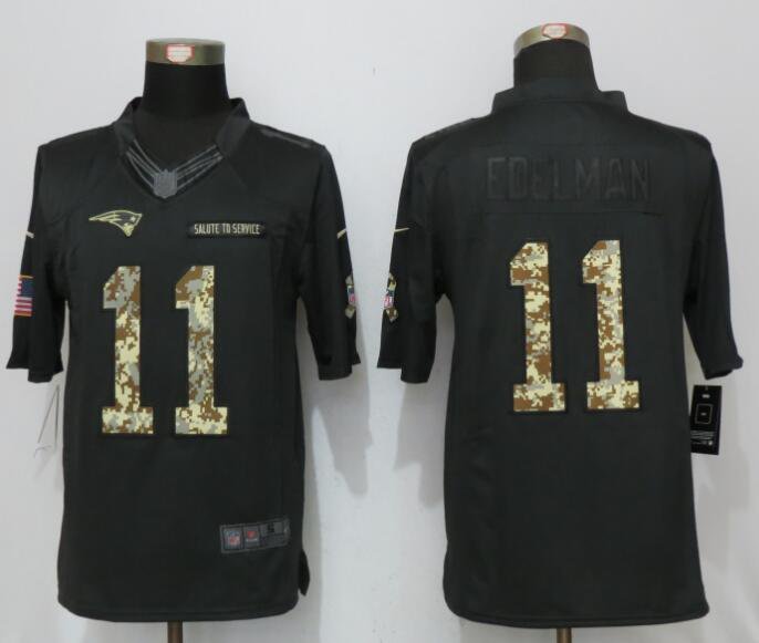 New Patriots 11# Julian Edelman brown Stitched Jersey