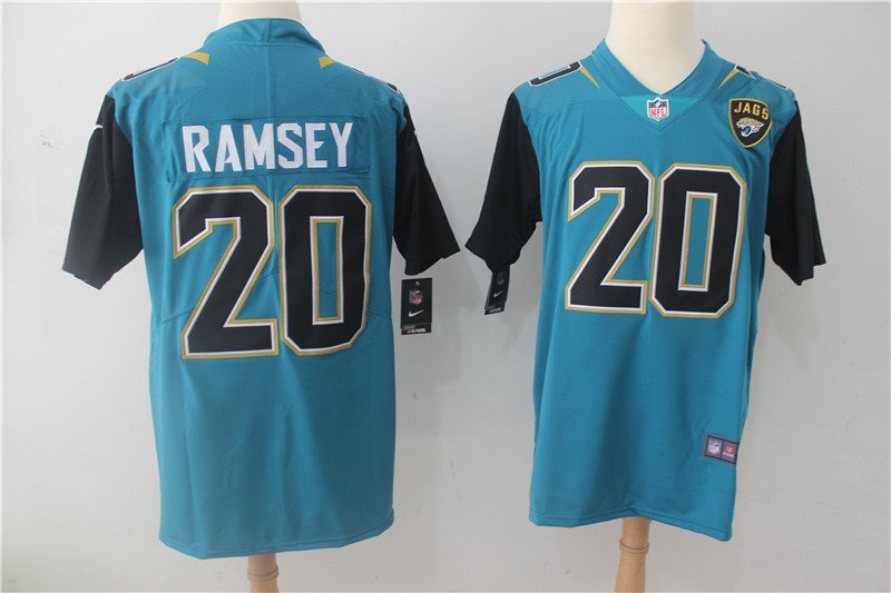 Jacksonville Jaguars 20# Jalen Ramsey blue Stitched Jersey