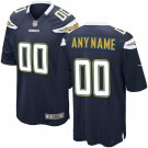 Los Angeles Chargers Custom Name And Number Game navy Stitched Jersey