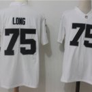 Men's Oakland Raiders 75# Howie Long white Stitched Jersey