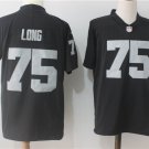 Men's Oakland Raiders 75# Howie Long balck Stitched Jersey