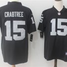 Men's Oakland Raiders 15# Michael Crabtree balck Stitched Jersey