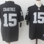 Men's Oakland Raiders 15# Michael Crabtree balck Stitched Jersey