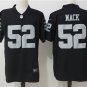 Men's Oakland Raiders 52# Khalil Mack black Stitched Jersey