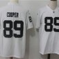 Men's Oakland Raiders 89# Amari Cooper Limited white Stitched Jersey