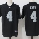 Men's Oakland Raiders 4# Derek Carr black Stitched Jersey