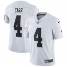 Men's Oakland Raiders 4# Derek Carr white Stitched Jersey