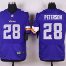 Mens Vikings #28 Adrian Peterson Men elite Navy Stitched Jersey