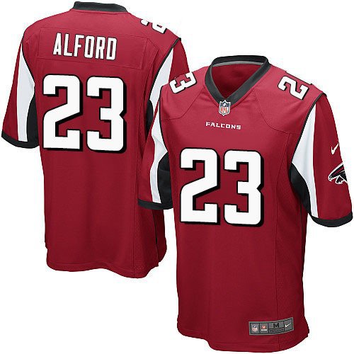 Mens Atlanta Falcons #23 Robert Alford game red Stitched Jersey