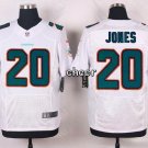 Dolphins #20 Reshad Jones mens elite white Stitched Jersey