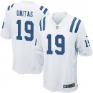 Indianapolis Colts #19 Johnny Unitas game white Stitched Jersey