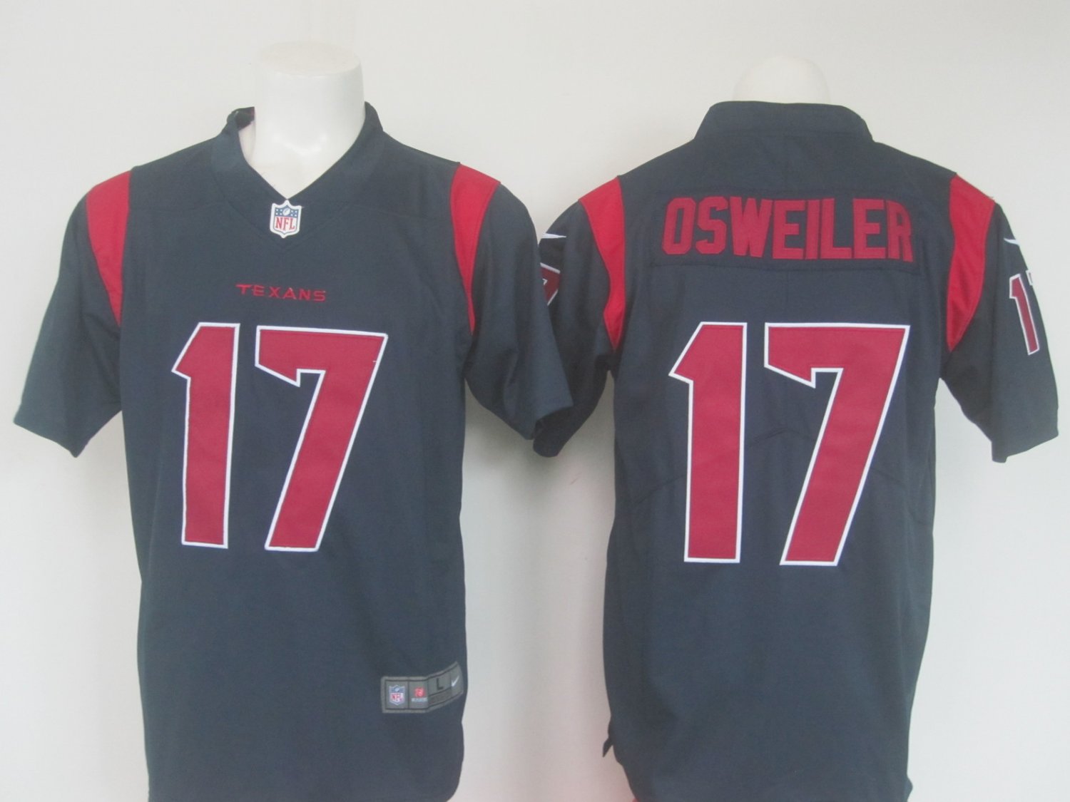 Houston Texans #17 Brock Osweiler rush Stitched Jersey