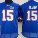 Men Florida Gators #15 Tim Tebow College NCAA Blue Stitched Jersey