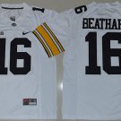 Men Iowa Hawkeyes 16 C.J Beathard White College Stitched Jersey