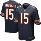 Men's Chicago Bears #15 Brandon Marshall blue 2018 Game Stitched Jersey