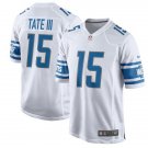 Men's Detroit Lions #15 Golden Tate White Game Stitched Jersey