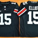 Men's Ohio State Buckeyes #15 Ezekiel Elliott Black College Stitched Jersey