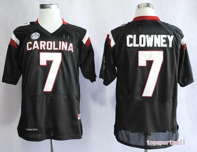Men South Carolina Gamecock 7 Jadeveon Clowney Black College Stitched Jersey