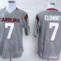 Men South Carolina Gamecock 7 Jadeveon Clowney Grey College Stitched Jersey