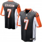 Men's Cincinnati Bengals #7 Boomer Esiason Black Game Stitched Jersey