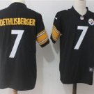 Men's Pittsburgh Steelers #7 Ben Roethlisberger Limiteds Black Stitched Jersey
