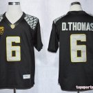 Men Oregon Ducks 6 De'Anthony Thomas Black Collegec Stitched Jersey