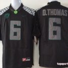 Men Oregon Ducks 6 De'Anthony Thomas College Black Stitched Jersey