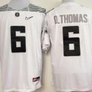 Men Oregon Ducks 6 De'Anthony Thomas College White Stitched Jersey