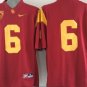 Men USC Trojans 6 Mark Sanchez Red College Stitched Jersey