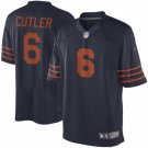 Men's Chicago Bears #6 Jay Cutler Blue Limiteds Stitched Jersey