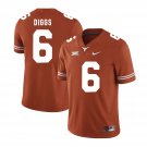 Men's Texas Longhorns #6 Quandre Diggs college Orange Stitched Jersey