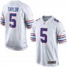 Men's Buffalo Bills #5 Tyrod Taylor White 2018 Stitched Jersey