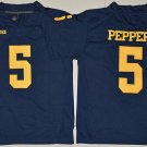 Men's Michigan Wolverines Jabrill Peppers #5 Navy Colleges Stitched Jersey