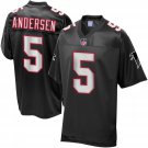 Men's Pro Line Atlanta Falcons #5 Morten Andersen Stitched Jersey