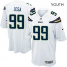 Youth Charges #99 joey Bosa white Stitched Jersey