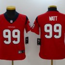 Youth kids Houston Texans #99 JJ Watt red red Stitched Jersey