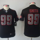 Youth Kids San Francisco 49ers #99 Aldon Smith Black Stitched Jersey
