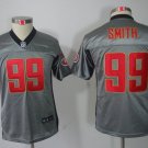 Youth Kids San Francisco 49ers #99 Aldon Smith Gray Stitched Jersey