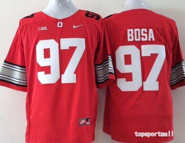 Youth Ohio State Buckeyes 97 Joey Bosa College Red Stitched Jersey