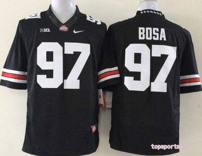 Youth Ohio State Buckeyes Black 97 Joey Bosa College Stitched Jersey
