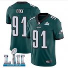 Youth Eagles #91 Fletcher Cox Super Bowl LII Game Jersey