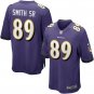 Youth Baltimore Ravens #89 Steve Smith Sr Purple Limited Stitched Jersey