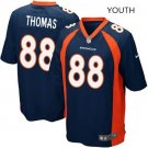 Youth Broncos #88 Demaryius Thomas navy Stitched Jersey