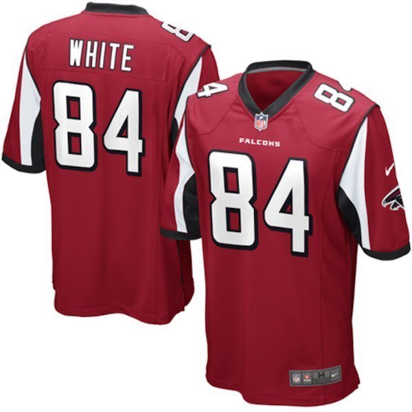 Youth Atlanta Falcons #84 Roddy White Red Game Stitched Jersey
