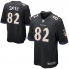 Youth Baltimore Ravens #82 Torrey Smith Black Game Stitched Jersey
