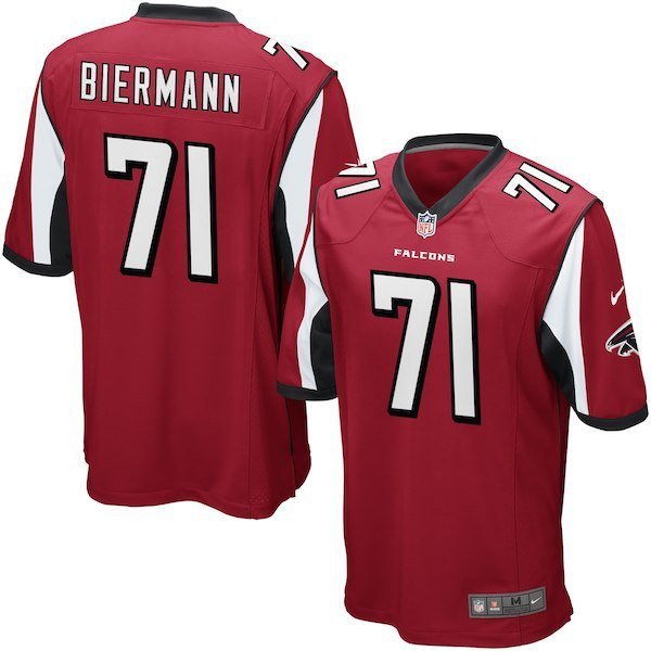Youth Atlanta Falcons #71 Kroy Biermann Red Limited Stitched Jersey